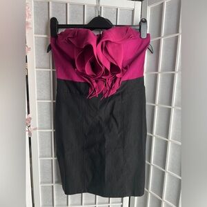 Ruffled bodycon dress